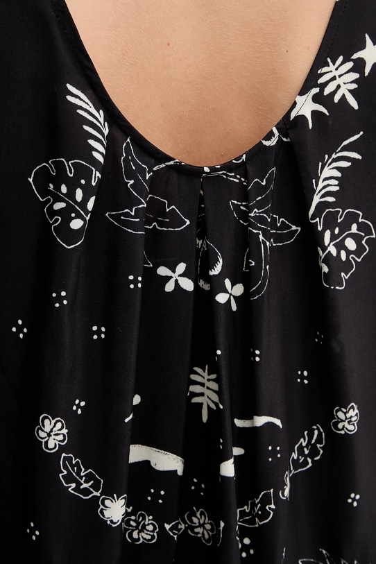 Sisley bluzka 5XINLQ09A czarny