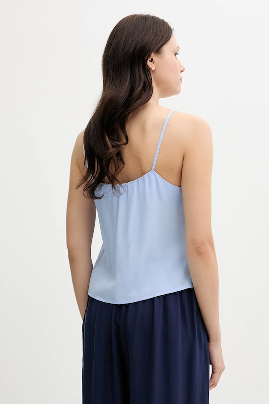 Îmbrăcăminte Sisley bluză 5LNTLH01J albastru