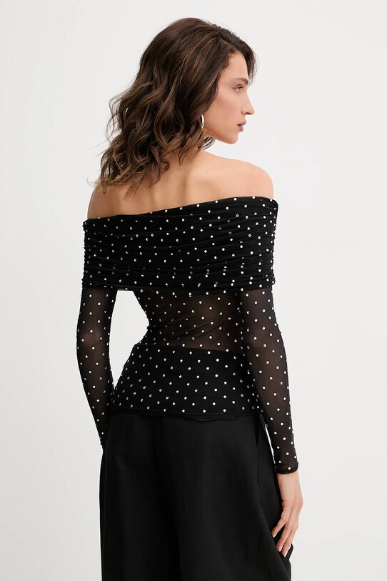 Odzież Retrofete bluzka Oriana HL25.10743 czarny