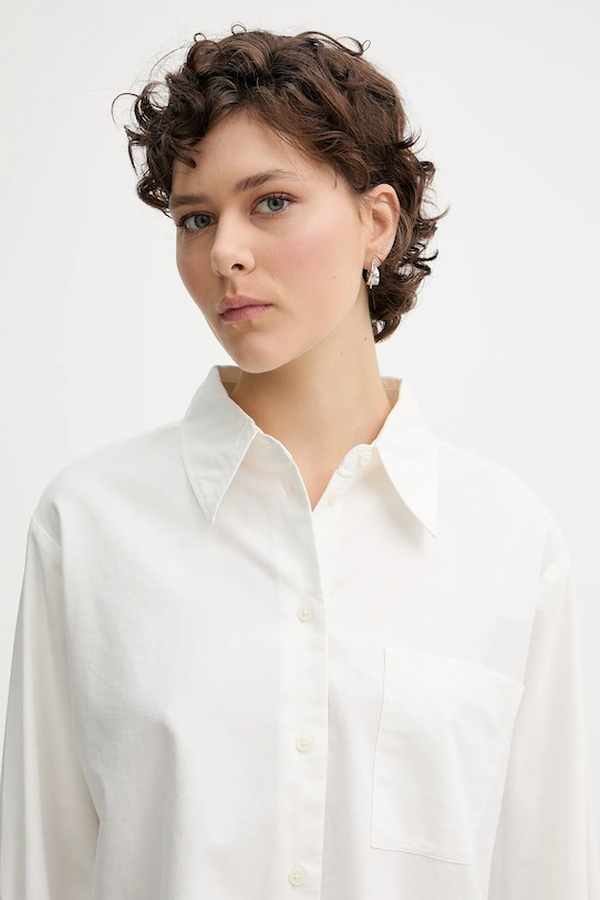 Marc O'Polo koszula bawełniana biały 5000005561