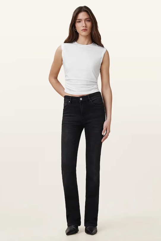 AllSaints bluză WEST W214JA alb