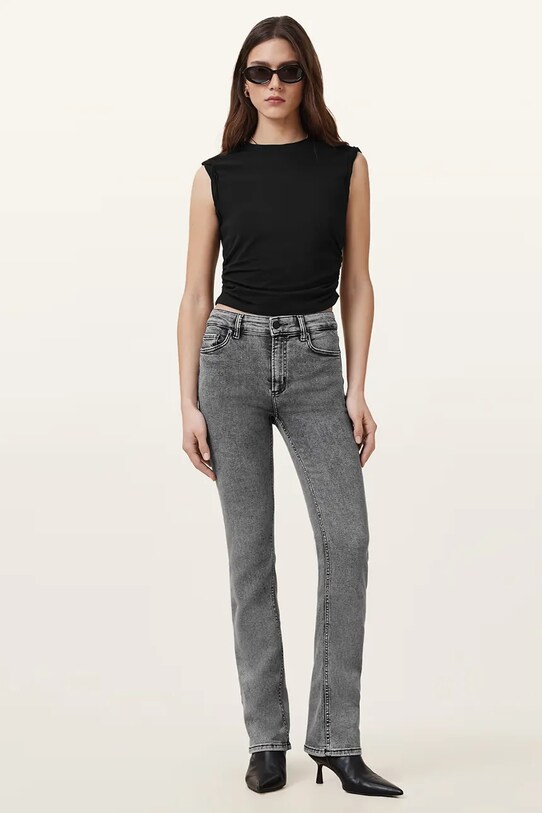 AllSaints bluzka WEST W214JA czarny