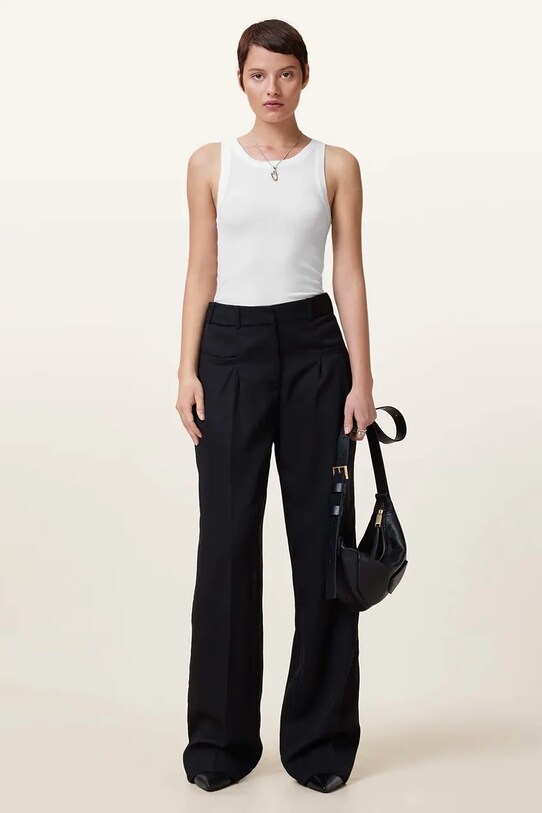Top AllSaints RINA W235JB λευκό