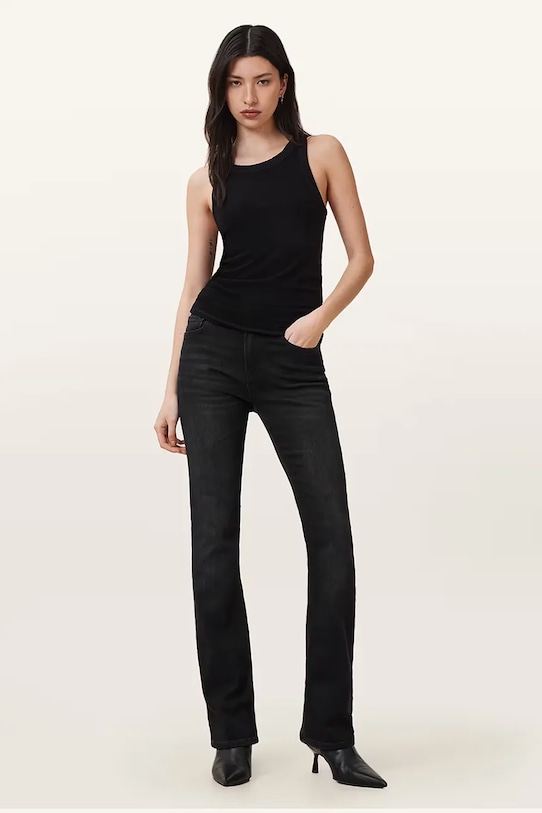 Top AllSaints RINA μαύρο W235JB