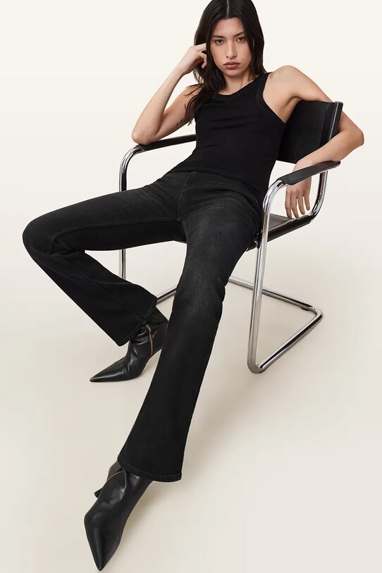 AllSaints top RINA W235JB negru