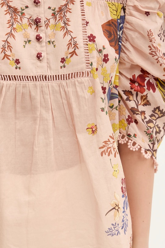 Pamučna majica Farm Rio 329139 narančasta