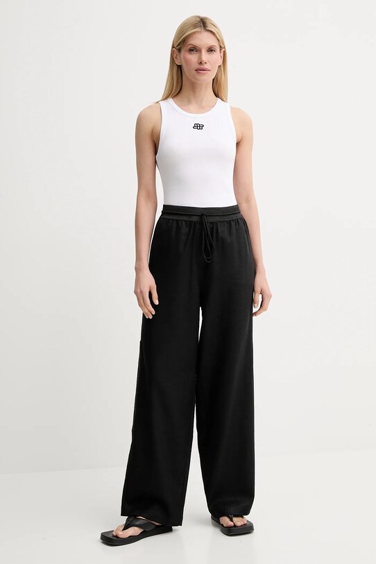 Bavlnený top MUNTHE TEZZA 247113124764 biela SS25