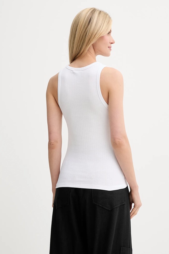 Odzież MUNTHE top bawełniany TEZZA 247113124764 biały