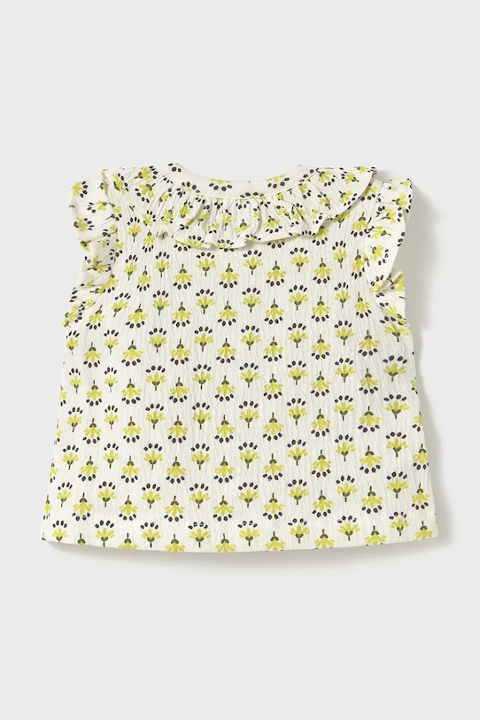 Девочка Детская хлопковая блузка Mayoral 1105.4E.Baby.PPYA зелёный