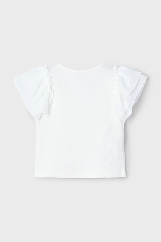 Девочка Детская блузка Mayoral 3013.6L.Mini.PPYA белый