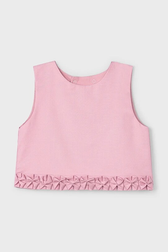 Dětská halenka Mayoral bez rukávů růžová 3022.6A.Mini.PPYA