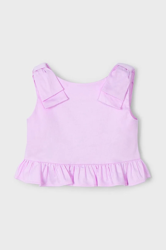 Дитяча бавовняна блузка Mayoral 3023.6D.Mini.PPYA рожевий SS25