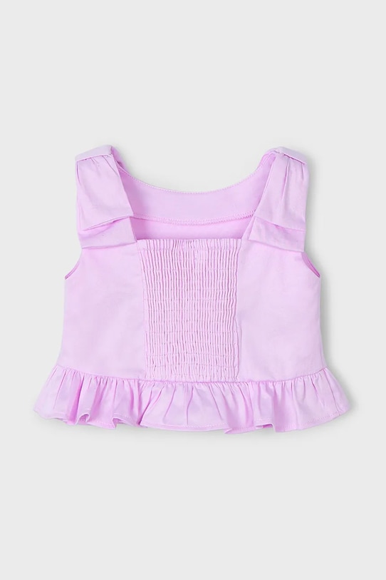 Дівчинка Дитяча бавовняна блузка Mayoral 3023.6D.Mini.PPYA рожевий