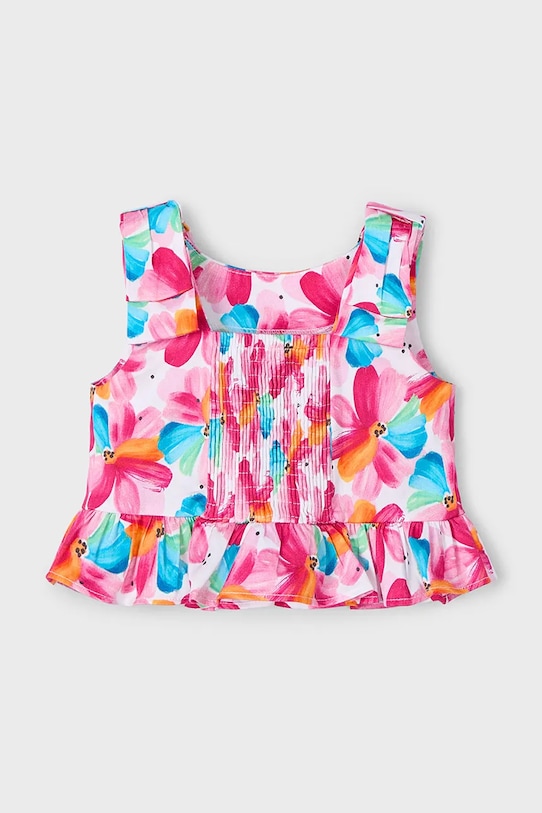 Mayoral bluza de bumbac pentru copii 3023.6D.Mini.PPYA violet SS25