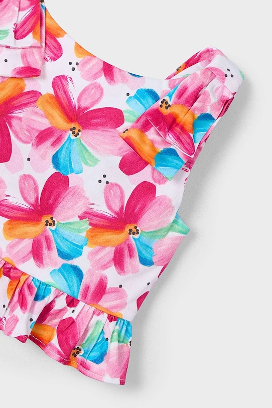 Fete Mayoral bluza de bumbac pentru copii 3023.6D.Mini.PPYA violet