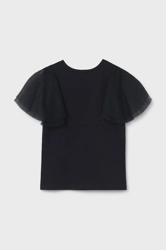 Mayoral bluzka dziecięca 6022.8B.Junior.PPYA czarny SS25