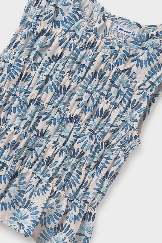 Mayoral bluzka dziecięca niebieski 6036.8A.Junior.PPYA