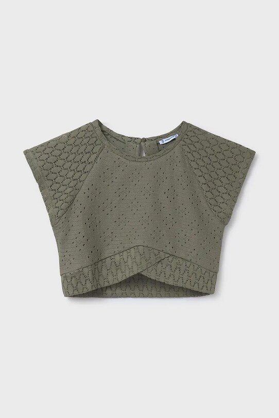 Παιδική μπλούζα Mayoral casual πράσινο 6042.8A.Junior.PPYA