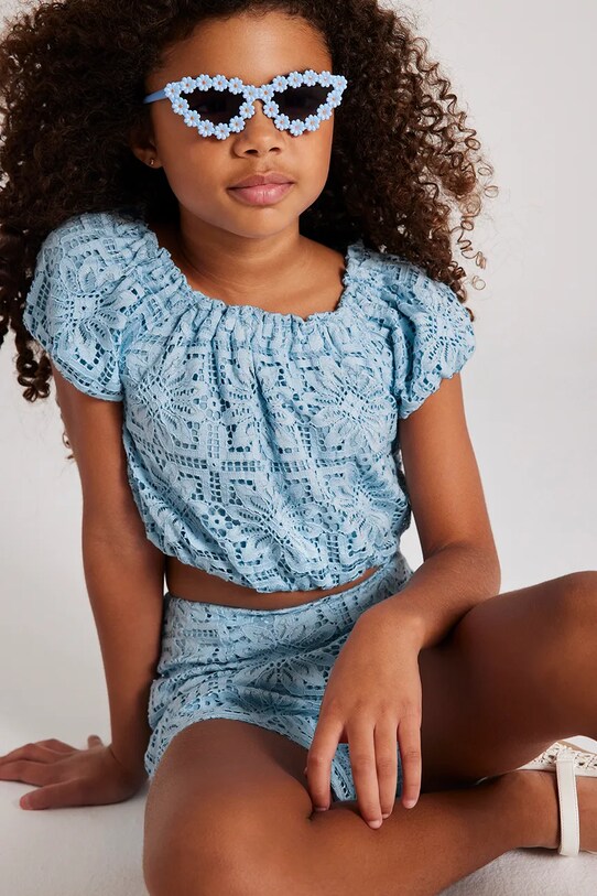 Дитяча блузка Mayoral casual блакитний 6151.8A.Junior.PPYA