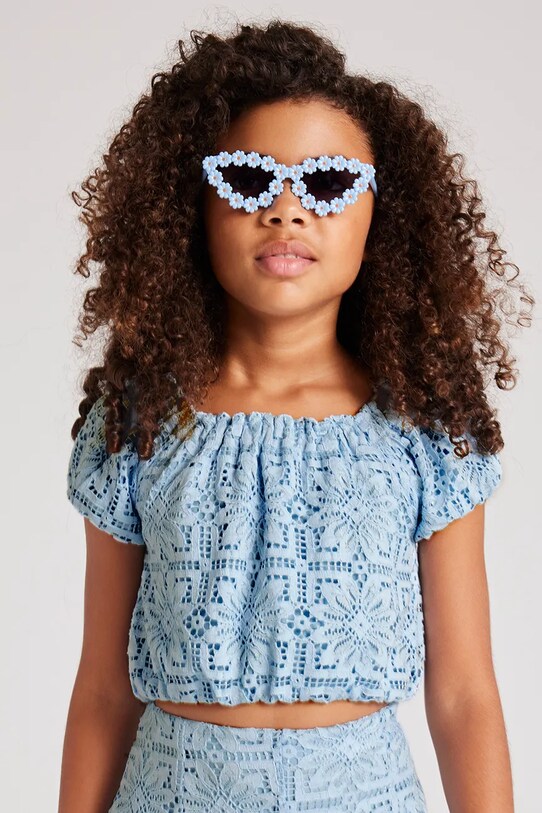 Дитяча блузка Mayoral 6151.8A.Junior.PPYA блакитний