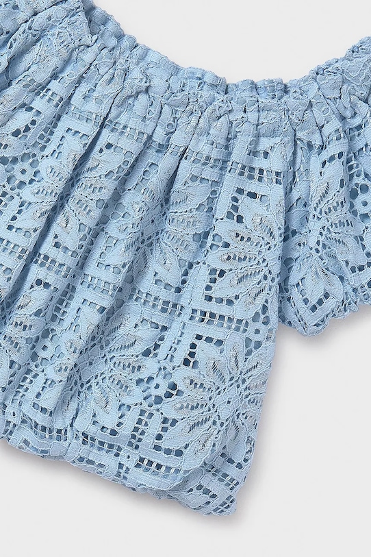 Дитяча блузка Mayoral блакитний 6151.8A.Junior.PPYA