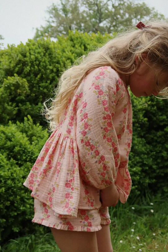 Детская хлопковая блузка Konges Sløjd COCO BLOUSE GOTS KS102274