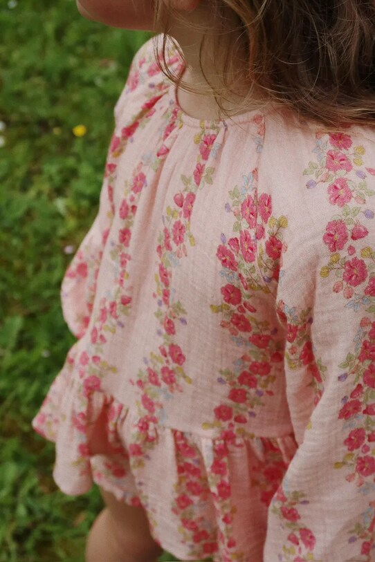 Παιδική βαμβακερή μπλούζα Konges Sløjd COCO BLOUSE GOTS KS102274