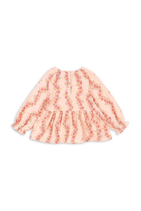 Девочка Детская хлопковая блузка Konges Sløjd COCO BLOUSE GOTS KS102274 розовый