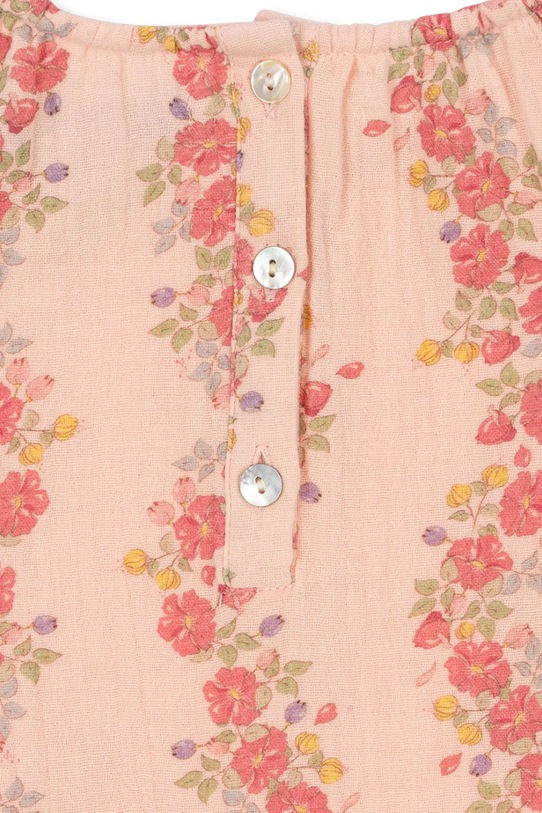 Детская хлопковая блузка Konges Sløjd COCO BLOUSE GOTS розовый KS102274