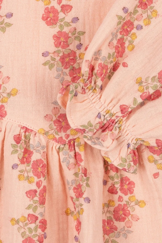 Детская хлопковая блузка Konges Sløjd COCO BLOUSE GOTS KS102274 розовый