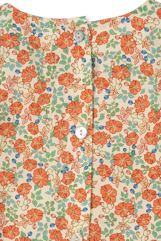 Konges Sløjd bluza de bumbac pentru copii VERBENA TOP GOTS portocaliu KS102297