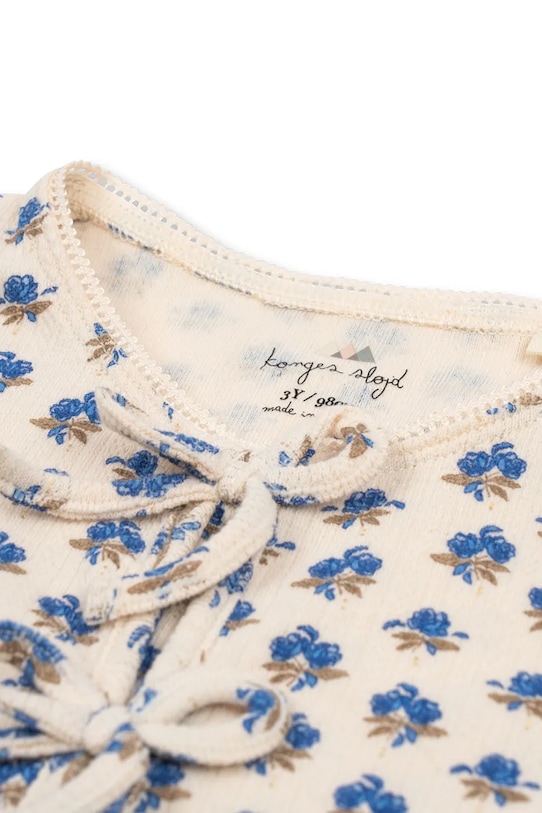Konges Sløjd bluza copii MULLI TEE GOTS albastru KS102460