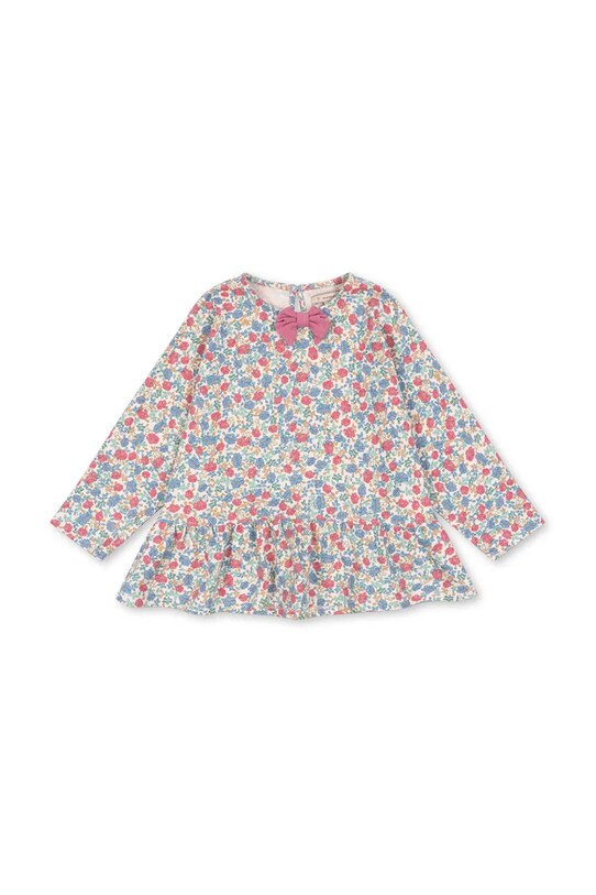 Дитяча бавовняна блузка Konges Sløjd DREYA BLOUSE GOTS KS102539 блакитний SS25