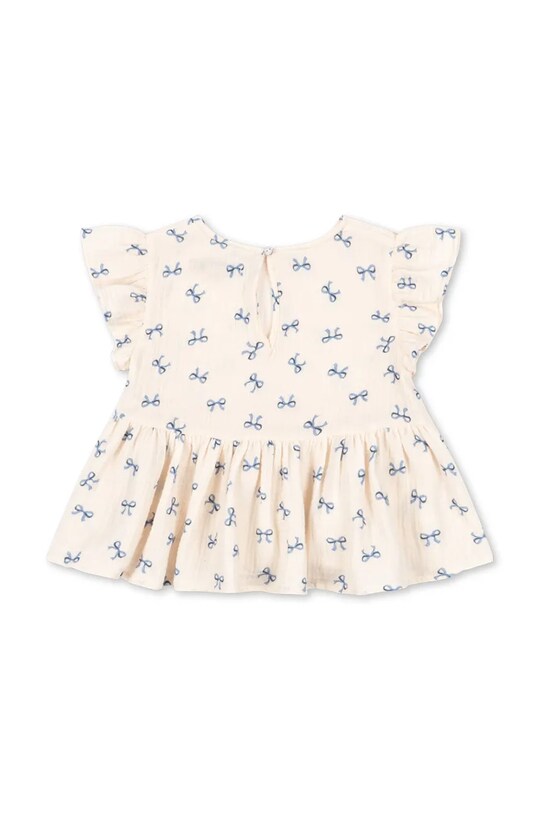 Dziewczynka Konges Sløjd bluzka COCO TOP GOTS KS103205 beżowy