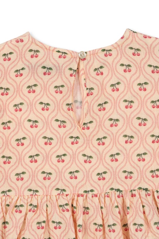 Dziewczynka Konges Sløjd bluzka COCO TOP GOTS KS103205 pomarańczowy