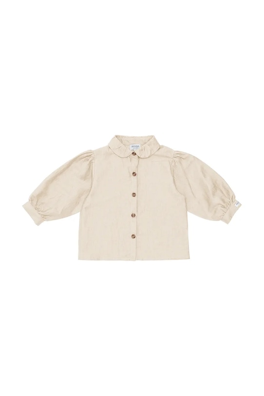 Dětská halenka Donsje Ister Blouse dlouhý béžová 4087100
