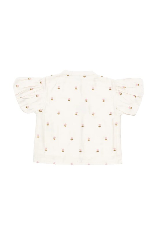 Fete Donsje bluză copii Ezrah Blouse Roses 4095401 alb