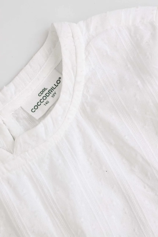 DÍVKA Halenka Coccodrillo WC5140201FGJ bílá