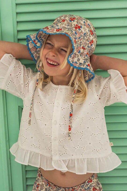 That's mine bluza de bumbac pentru copii Ibbi uni alb 153061