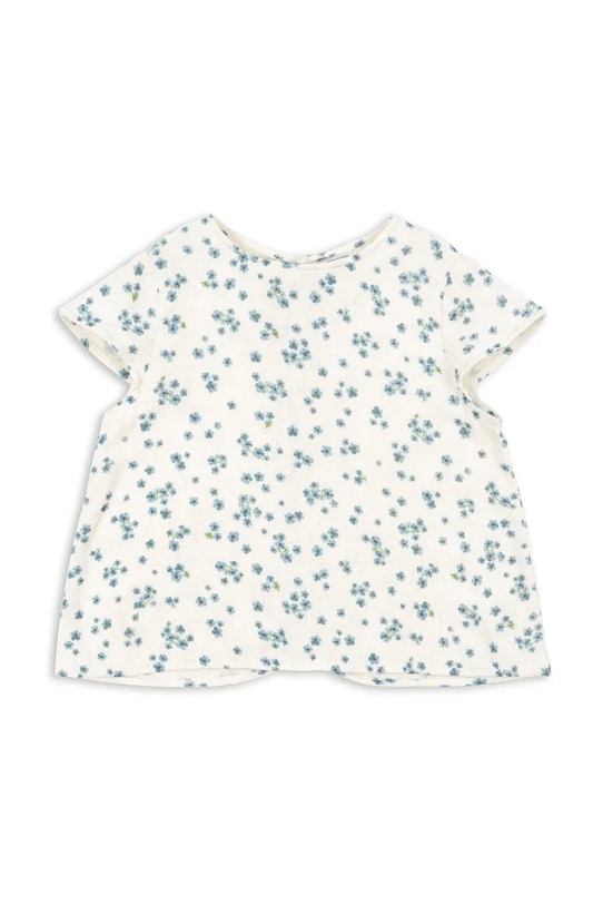 Konges Sløjd bluzka bawełniana dziecięca RHW X KS MIOBLU TOP GOTS KS103617 beżowy SS25