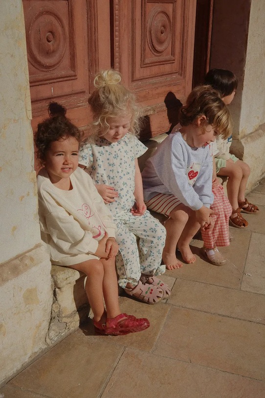 Konges Sløjd bluzka bawełniana dziecięca RHW X KS MIOBLU TOP GOTS KS103617