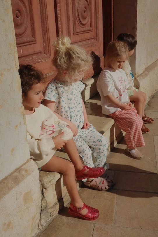 Konges Sløjd bluzka bawełniana dziecięca RHW X KS MIOBLU TOP GOTS KS103617