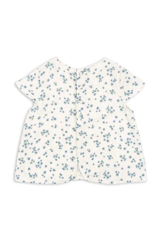 Dziewczynka Konges Sløjd bluzka bawełniana dziecięca RHW X KS MIOBLU TOP GOTS KS103617 beżowy