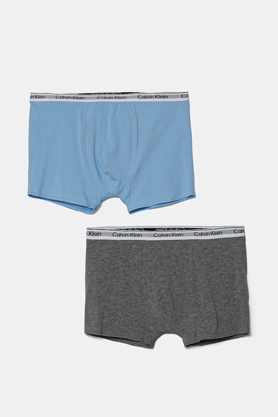 Детски боксерки Calvin Klein Underwear (2 броя) прилепнали боксерки син B70B700506.PPYA