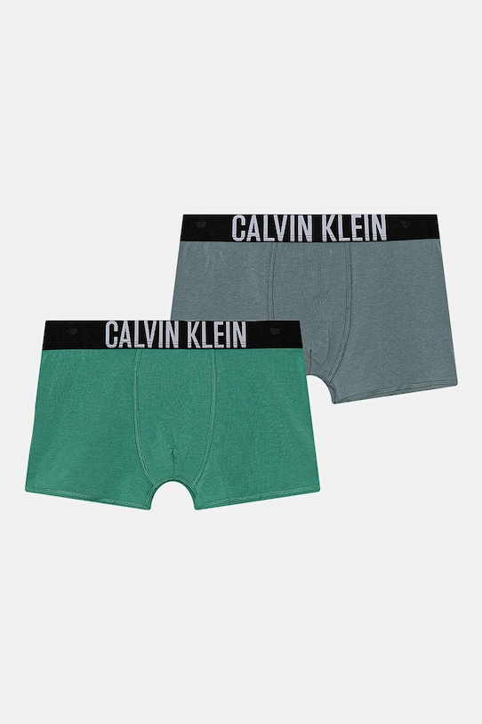 Dječje bokserice Calvin Klein Underwear 2-pack uske bokserice zelena B70B700509.PPYA