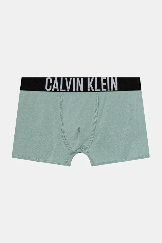 Detské boxerky Calvin Klein Underwear 3-pak zelená B70B700510.PPYA