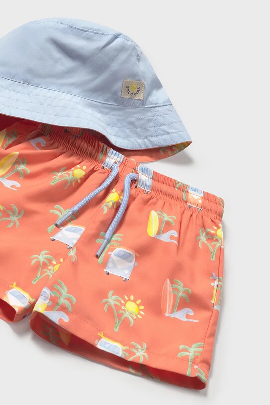 Băieți Mayoral pantaloni scurti de baie copii 1646.3E.Baby.PPYA portocaliu