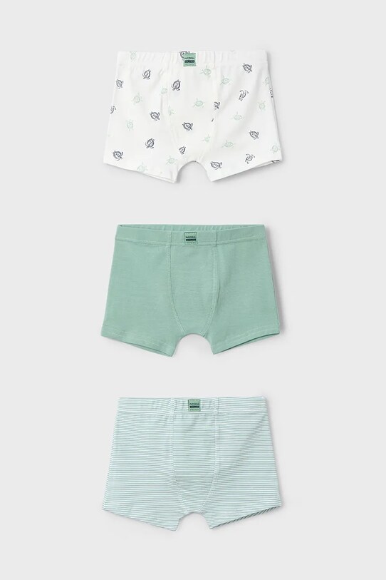 Mayoral boxeri copii 3-pack boxeri verde 10898.5K.Mini.PPYA