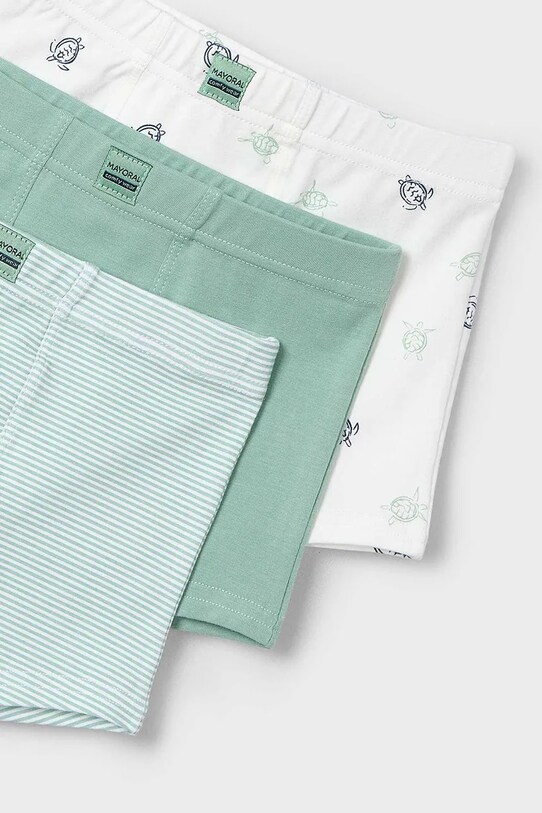 Băieți Mayoral boxeri copii 3-pack 10898.5K.Mini.PPYA verde