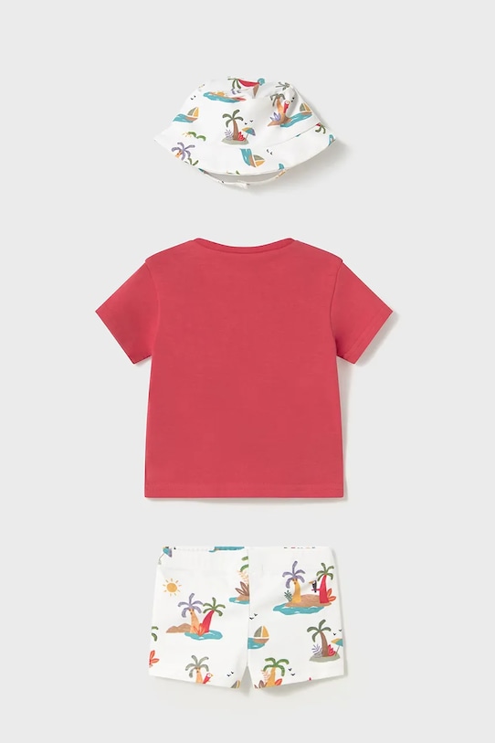 Дитячий купальний комплект Mayoral Newborn 1618.1P.Newborn.PPYH червоний SS25